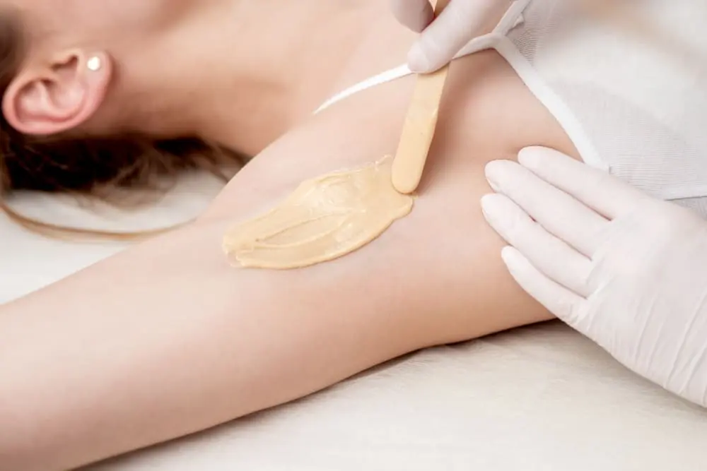 Underarm wax treatment